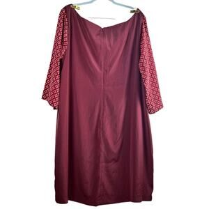 Burgundy Lined Dress XXL
